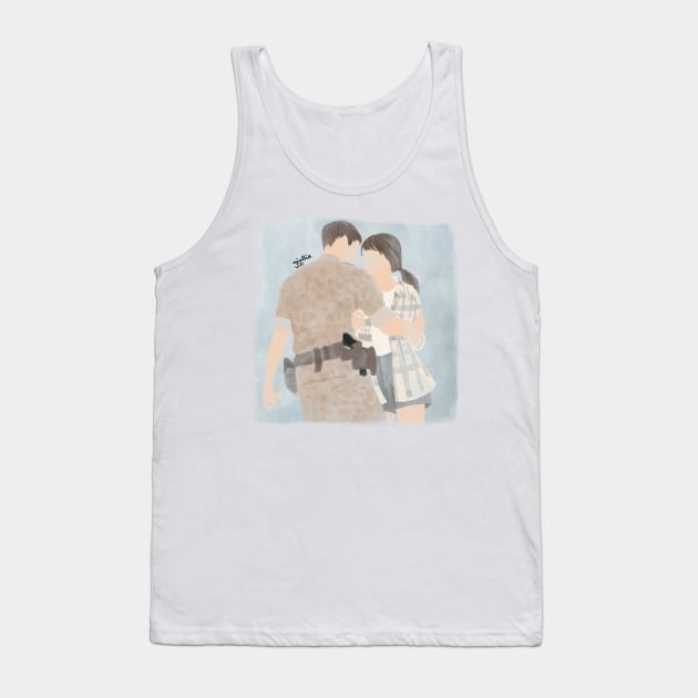 Descendants of the sun FANART 02 Tank Top by Giullia - Yeppeunyeppeun Art